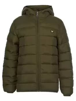 Lyle & Scott Boys Padded Jacket - Dark Olive, Dark Olive, Size Age: 12-13 Years