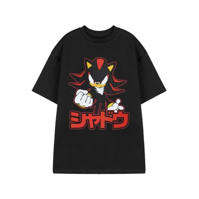 Sonic the Hedgehog Sonic the Hedgehog Men Short Sleeved T-Shirt in Black Size: Small Black S Male 5063203935611