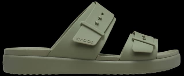 Crocs Women Brooklyn Buckle Low Low Sandals Cargo 4