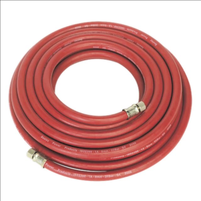 Sealey Air Hose 10m x Ø8mm with 1/4"BSP Unions