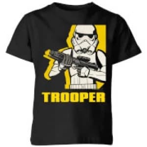 Star Wars Rebels Trooper Kids T-Shirt - Black - 11-12 Years