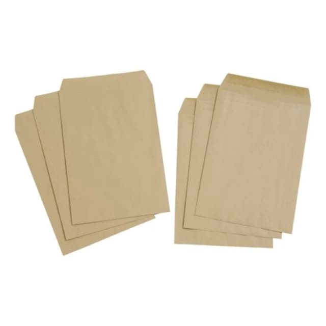 5 Star Value Envelope Pocket Self Seal 90gsm C4 Manilla (250 Pack) 638523