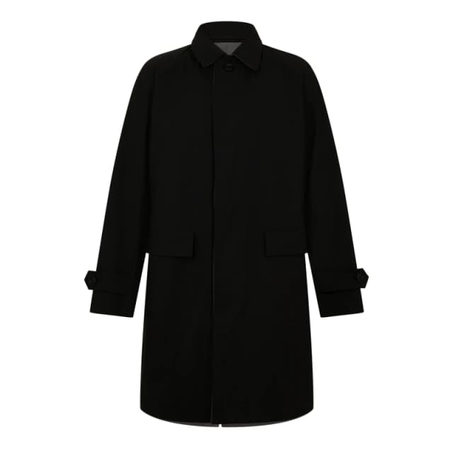 Boss Mens P Jared Rvs Overcoat Black male L