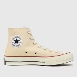 Converse Beige Chuck 70 Hi Trainers