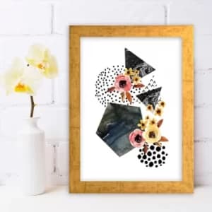 AC712994533 Multicolor Decorative Framed MDF Painting