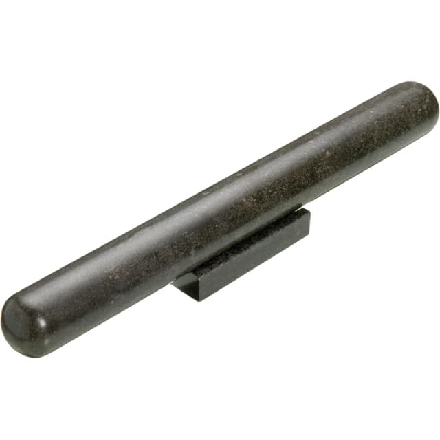 Masterclass Quarry Marble Rolling Pin and Stand Black