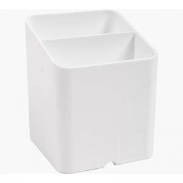 Exacompta PEN-CUBE Pen Pot 74 x 74 x 93mm White - 67713D 20348EX EXR20348EX
