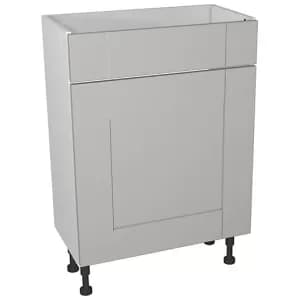 Wickes Vermont Grey Fitted Base Unit - 600 mm