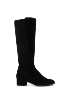 Wide Fit 'Tayla' Suede Knee High Boots