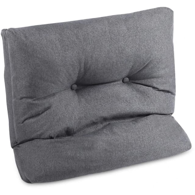 FURNITURE ONE Back Rest Pillow Neck Lumbar Bed Support Chair Cushion 14 Adjustable Position - Grey - Furniture One A10338-UK-J