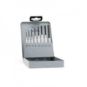 Rennsteig Werkzeuge Cotter pin driver m. Metallkass sleeve set 457 100 5