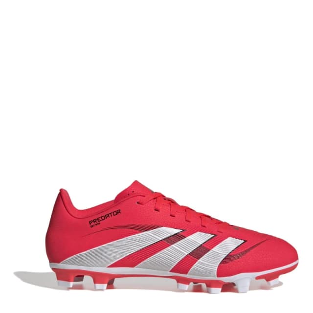 adidas Predator Club Firm Ground Football Boots Red 9