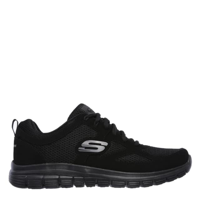 Skechers Flex Burns Agoura Mens Trainers - Black 8