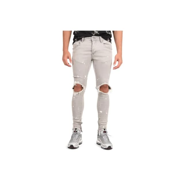 Project X Paris Jeans stained destroy Project X Paris Gris Male 29