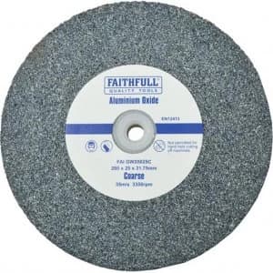 Faithfull Aluminium Oxide Grinding Wheel 200mm 25mm Coarse