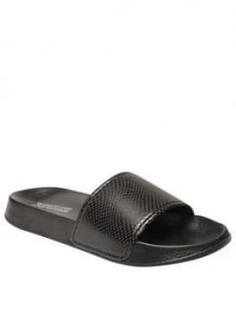 Regatta Shift Sliders - Black, Size 3, Women
