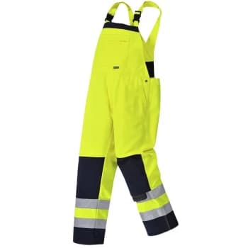 TX72YNRXL - sz XL Girona Hi-Vis Bib & Brace - Yellow/Navy - Portwest