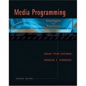 Media Programming by Susan Tyler Eastman and Douglas a Ferguson and Susan Tyler Eastman Paperback