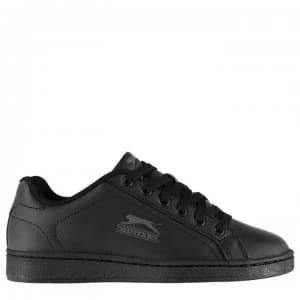 Slazenger Ash Lace Junior Trainers - Black/Charcoal