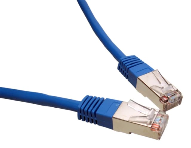 Cables Direct Cat5e. 3m networking cable Blue