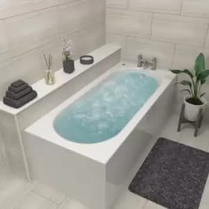 Alton Single Ended Bath with 6 Jet Whirlpool System - 1800 x 800mm
