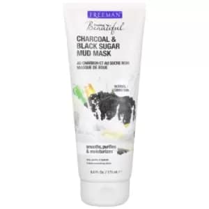 Freeman Feeling Beautiful mud mask for normal and combination skin Charcoal & Black Sugar 175ml