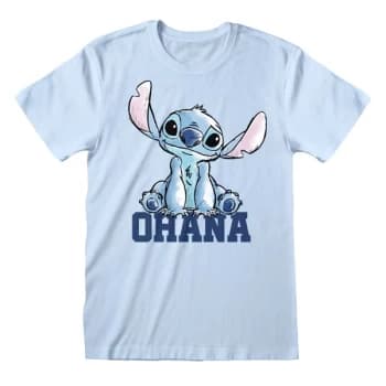 Lilo And Stitch - Pastel Stitch Unisex Large T-Shirt - Blue