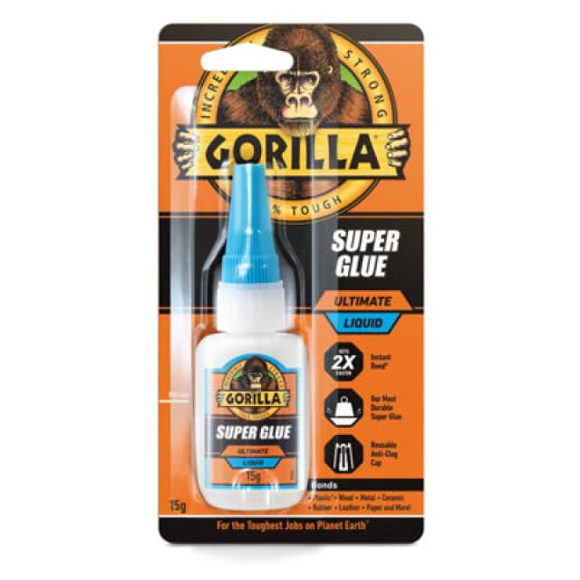 Gorilla Ultimate Liquid Superglue 15G