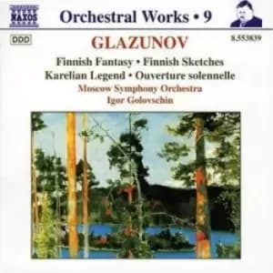 Finnish Fantasy Finnish Sketches Golovschin Moscow So by Alexander Konstantinovich Glazunov CD Album