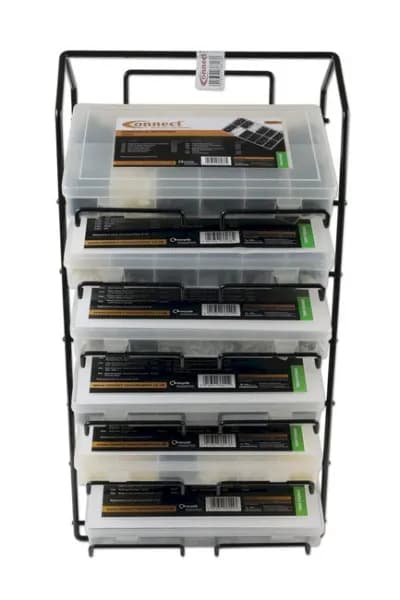 Assorted Box Rack complete with Trim Clips. Connect 36816