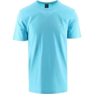 BOSS Light Pastel Blue Tee Curved T-Shirt