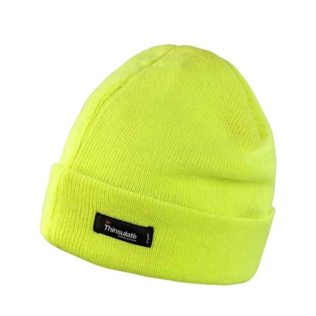 Result Result Men Thinsulate Winter Hat in Yellow Yellow One Size Male 5063470153640