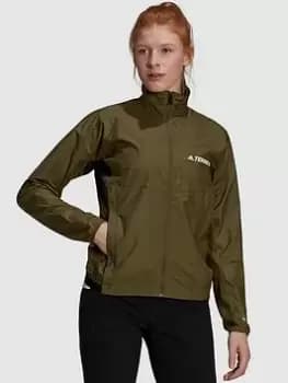 adidas Wind Jacket, Khaki, Size S, Women
