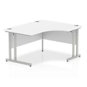 Dynamic Ergonomic Desk Impulse ICDRC14WHT Rectangular MFC 1800 mm x 800 mm x 725mm Oak