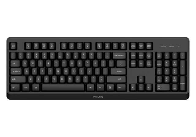 Philips 3000 series SPK6307BL/40 keyboard Universal RF Wireless QWERTY English Black SPK6307BL/40