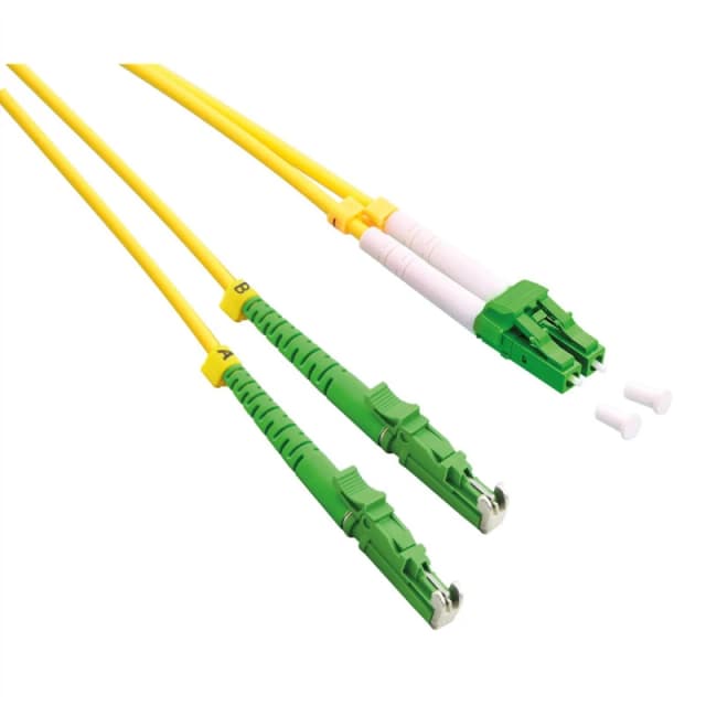 ROLINE 21.15.9481 fibre optic cable 1m E-2000 (LSH) LC OS2 Yellow