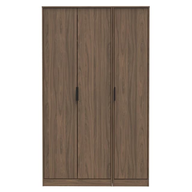 Fuji 3 Door Wardrobe In Carini Walnut (Ready Assembled)