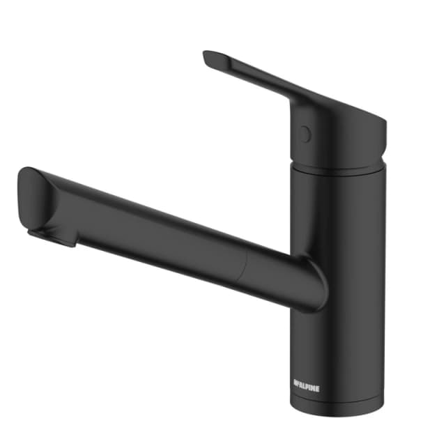 McAlpine McAlpine Nethy Top Lever Pullout Kitchen Mixer Tap - Matte Black Black