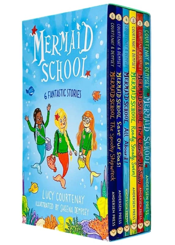 Mermaid School Series 6 Book Box Set By Courtenay And Dempsey Courtenay & Dempsey Books
