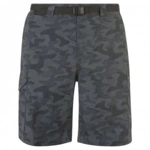 Columbia Ridge Belted Shorts Mens - Black Heather