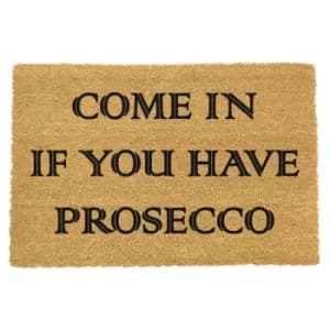 Artsy Typo Coir Doormat Prosecco Artsy Doormat TYPO-PROSECCO