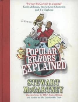 Popular Errors Explained by Stewart Mccartney Hardback