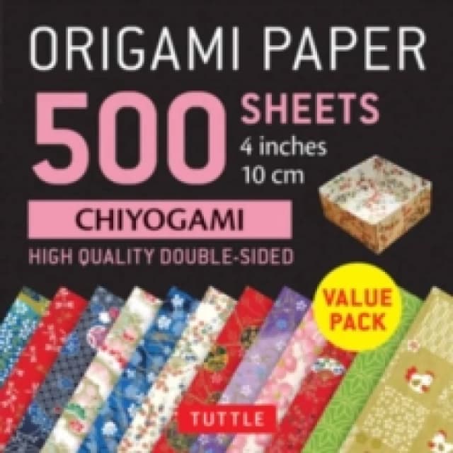 Origami Paper 500 Sheets Chiyogami Patterns 4 (10 Cm). Loose-leaf. By Tuttle Publishing" Books