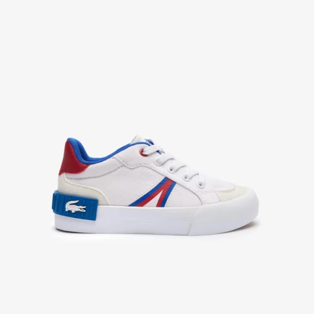 Lacoste L004 Trainers - White red White red 8.5 infant
