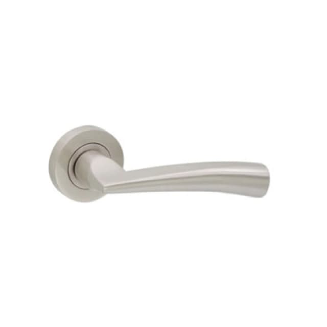 Spira Brass Leygo Lever On Rose Satin Nickel