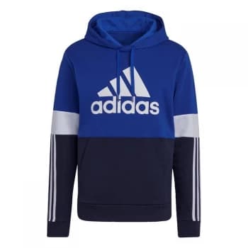 adidas Essentials Fleece Colorblock Sweatshirt Mens - Bold Blue / White / Legend Ink