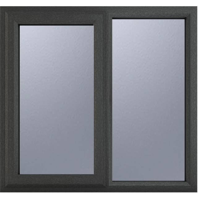 Crystal Triple Glazed Window Grey/White Lh 1190 X 1040Mm Obscure 24GWOTG11901040