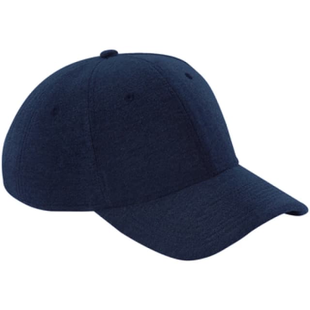 Beechfield Beechfield Men Athleisure Jersey Baseball Cap in Navy Navy One Size Male 5063470699476