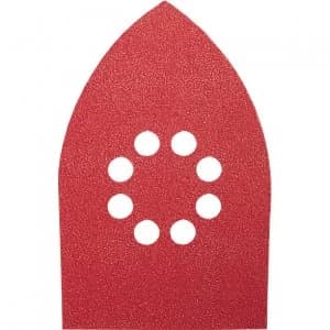 Bosch Punched Hook and Loop Multi Sanding Sheets 100mm x 170mm Assorted Pack of 5