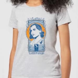 Fantastic Beasts Leta Lestrange Womens T-Shirt - Grey - 3XL